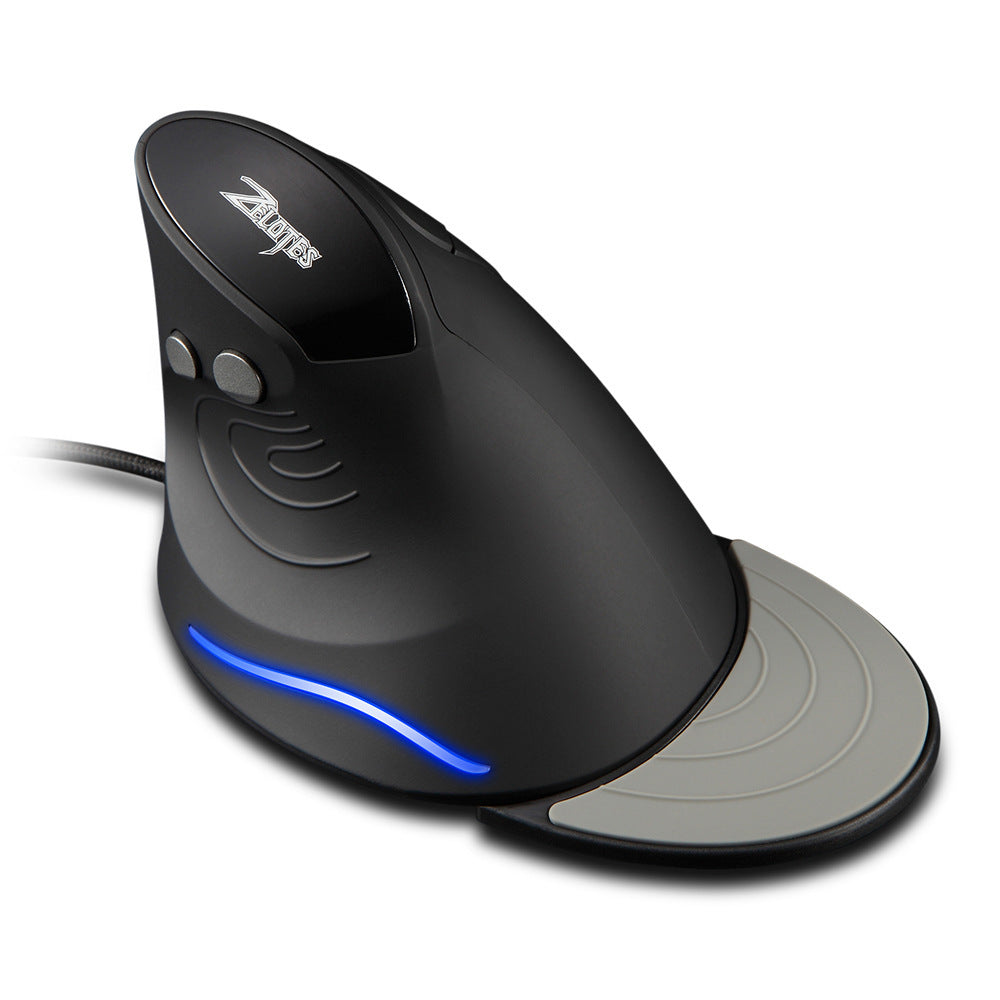 Vertical Snail Type Ergonomic Notebook Desktop Wired Mouse.