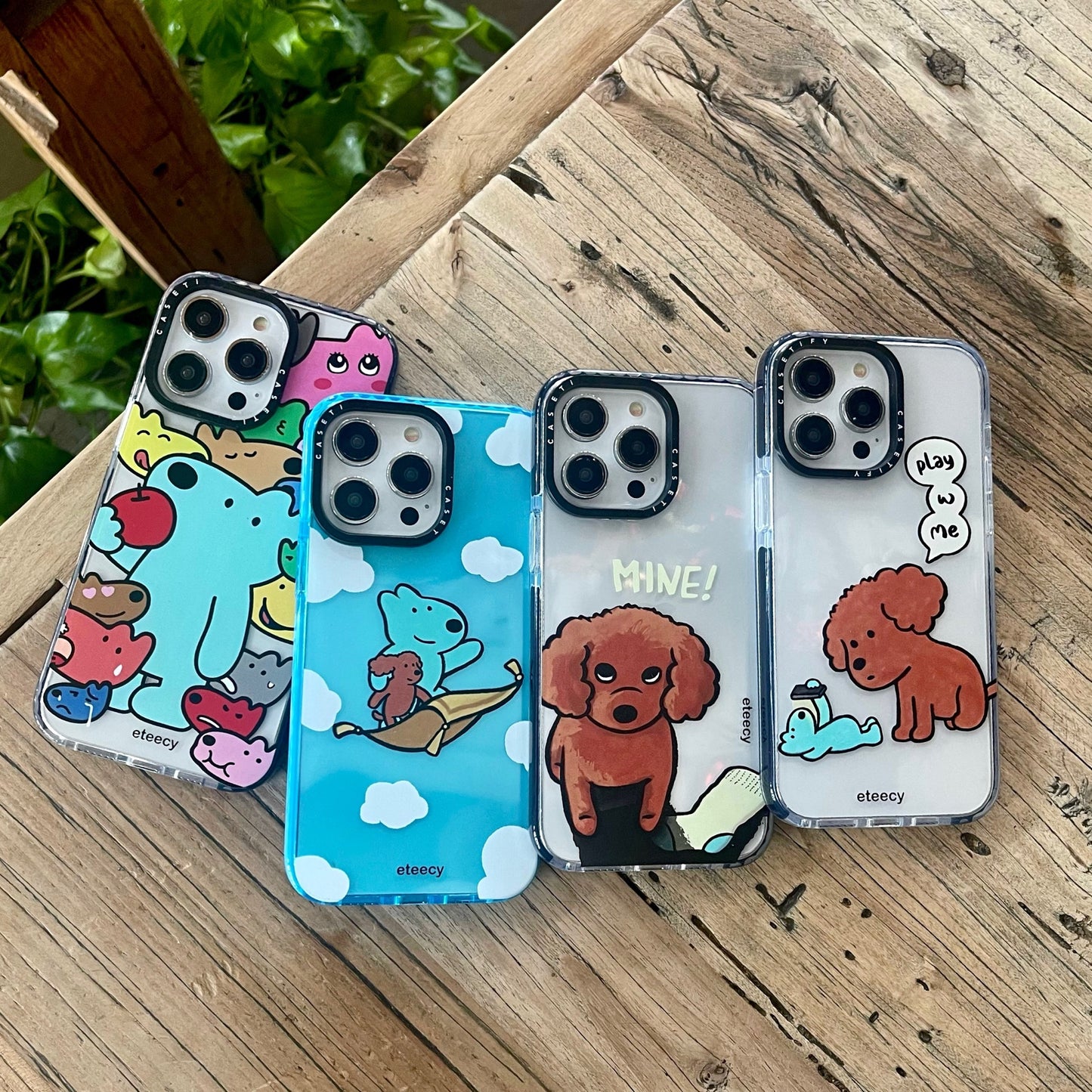 Dog Self-portrait Fall-proof Mobile Phone Shell Cute