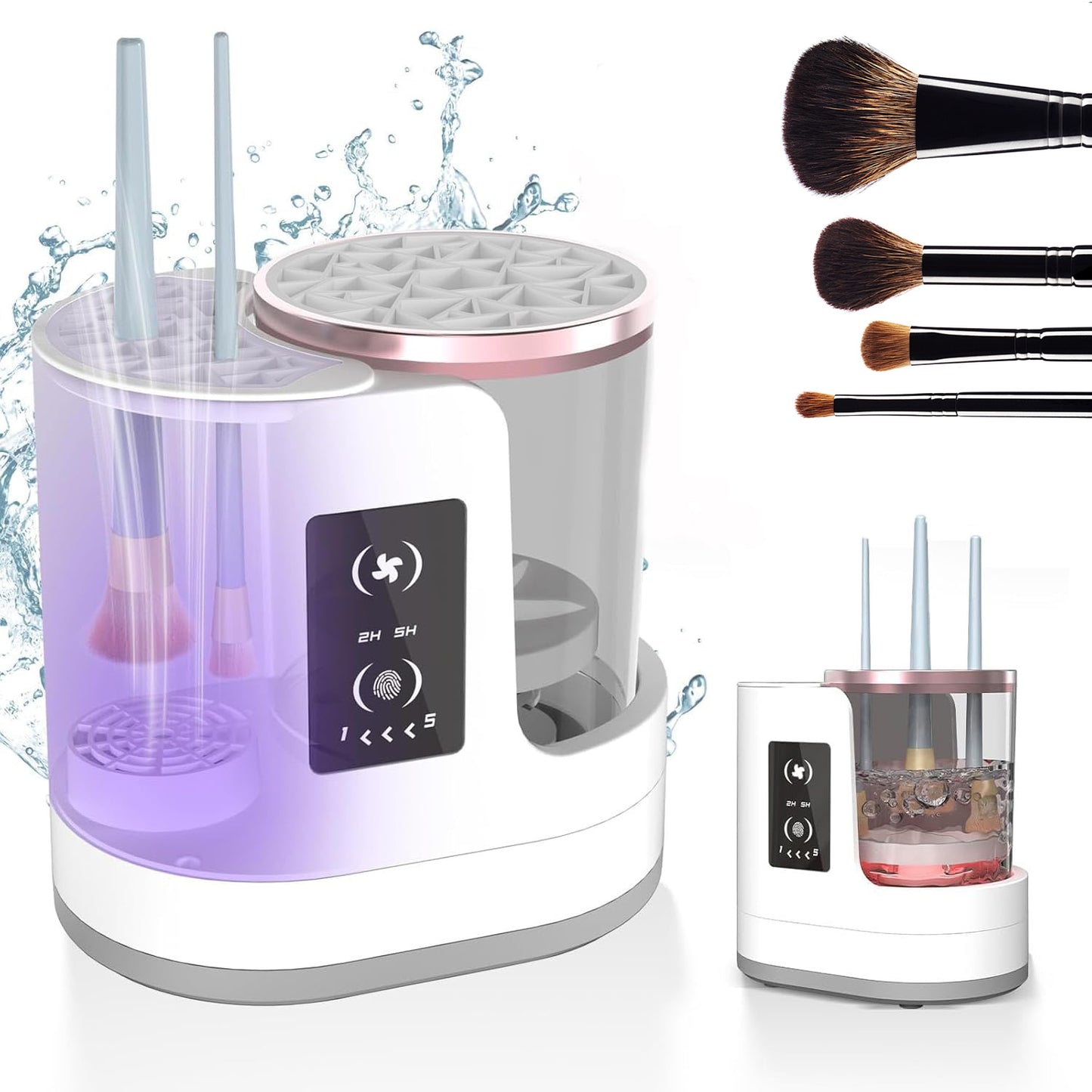 Rechargeable Automatic Makeup Brush Cleaning Stand Device