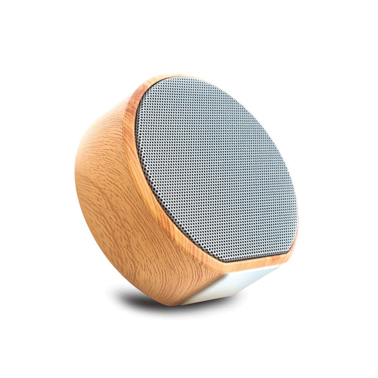 Mini Wood Bluetooth Speaker Portable Outdoor Wireless Supports AUX TF