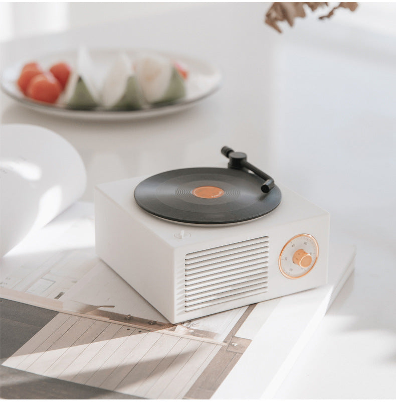 Wireless Mini Portable Retro Phonograph Bluetooth-Compatible Speaker.