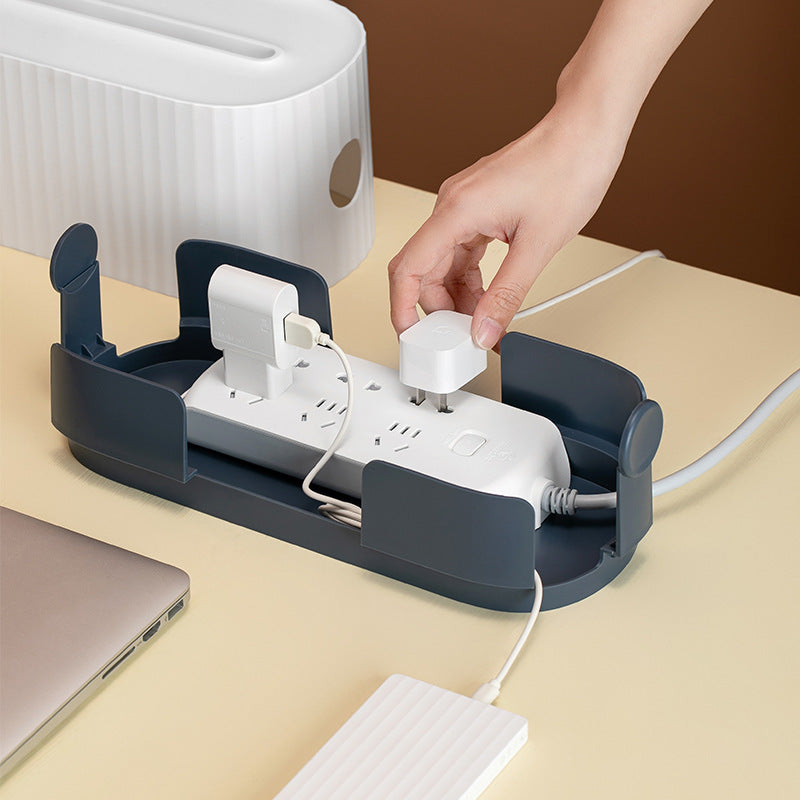 Power Strip Box Storage Cable Organizer.