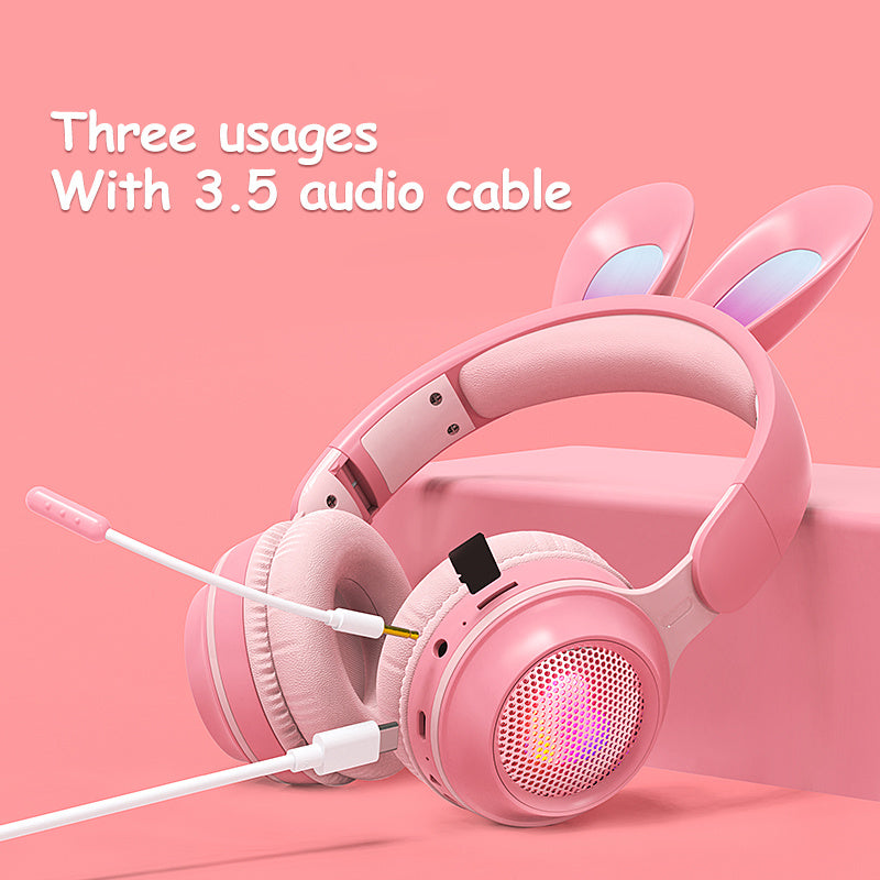 Wireless Gaming Rabbit Headphones.