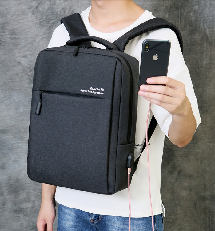 Dumantu Waterproof And Shockproof Rechargeable Laptop Bagpack.