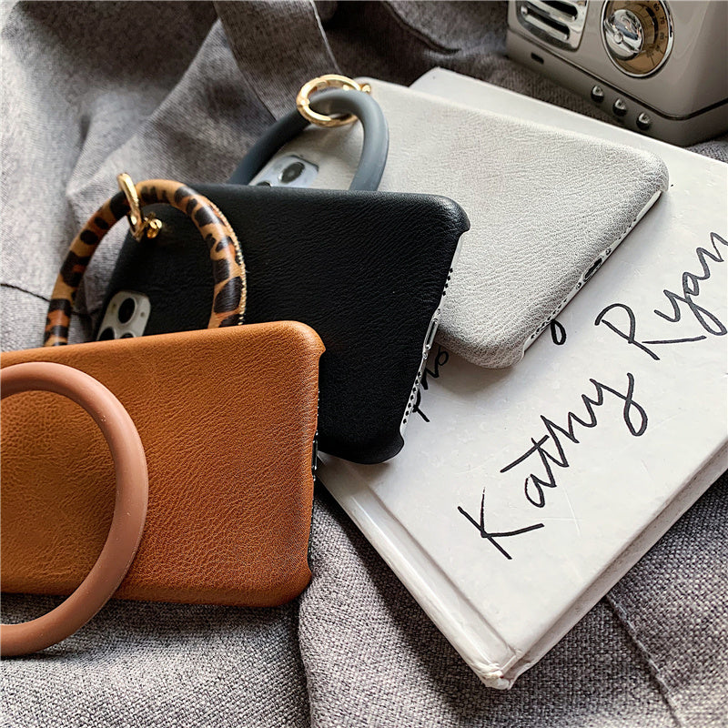 Classic Leather Hang Phone Case.