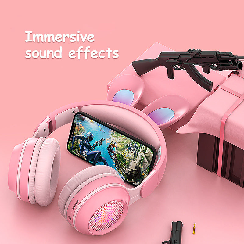 Wireless Gaming Rabbit Headphones.