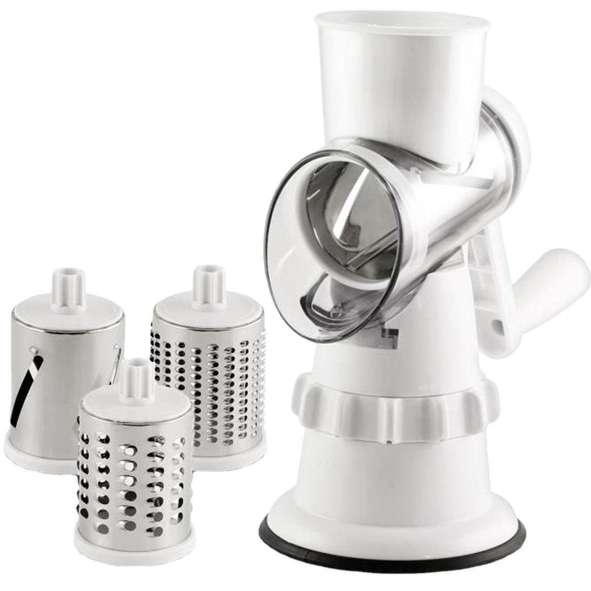 3 In 1 Manual Vegetable Slicer /Grater For Vegetable Cutter Round Chopper Mandolin Shredder Potato.