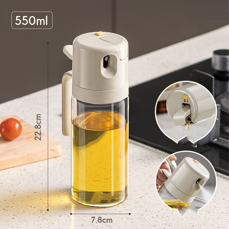 2 In 1  Cooking Oil Sprayer /Dispenser For Kitchen Baking Oil Or Mister Vinegar Bottle