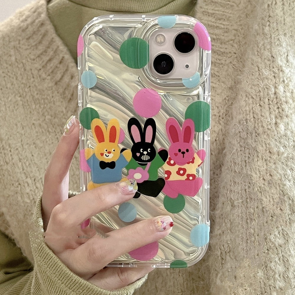 Summer Candy-colored Cute Bunny Phone Case.