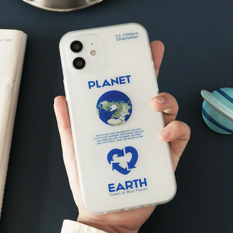 "Save Planet Earth" Micro Transparent Phone Case.