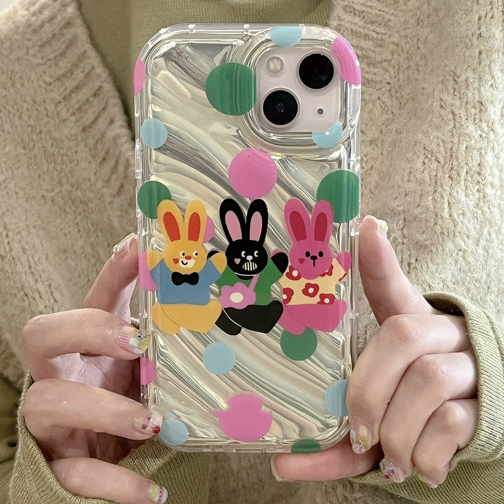 Summer Candy-colored Cute Bunny Phone Case.